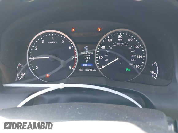 2014 Lexus ES 330 with VIN JTHBK1GG4E2144396, listed as a IAAI auction lot 41815582 with 85,299 mi miles and . Bid and sale history available at carsss.com. Image 7.