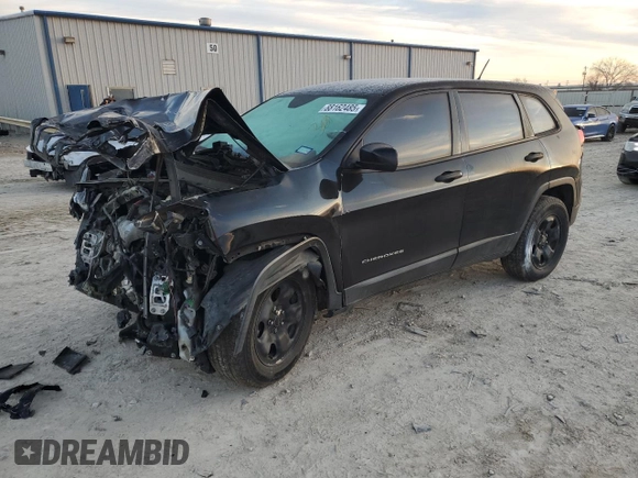 2014 Jeep Cherokee Sport with VIN 1C4PJLAB8EW112451, listed as a Copart auction lot 88162485 with Not Provided miles and Salvage Title. Bid and sale history available at DreamBid. Image 1.