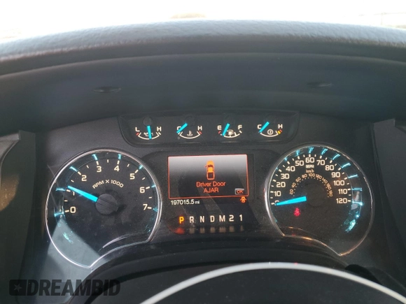 2013 Ford F-150 XL with VIN 1FTEX1CM2DFD53719, listed as a Copart auction lot 42624595 with 197,015 mi miles and Salvage title. Bid and sale history available at DreamBid. Image 9.