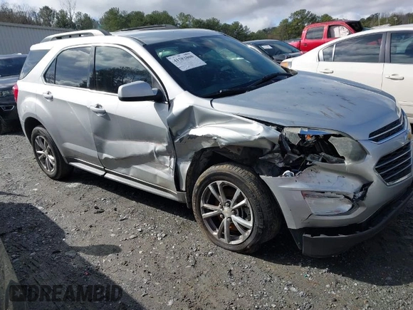 2016 Chevrolet Equinox LT with VIN 2GNALCEK6G1164432, listed as a IAAI auction lot 41582808 with 159,027 mi miles. Bid and sale history available at carsss.com. Image 1.