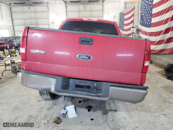 2004 Ford F-150 XLT with VIN 1FTPW125X4FA33134, listed as a Copart auction lot 55566533 with NaN miles and Non Repairable. Bid and sale history available at carsss.com. Image 6.