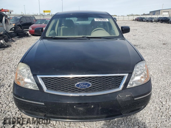 2005 Ford Five Hundred SE with VIN 1FAFP23145G145133, listed as a Copart auction lot 75796394 with 185,020 mi miles and Salvage Title. Bid and sale history available at carsss.com. Image 5.