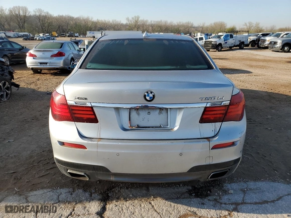2013 BMW 7 Series 750Li xDrive with VIN WBAYF8C51DD140075, listed as a Copart auction lot 51932185 with 126,307 mi miles and Clean Title. Bid and sale history available at carsss.com. Image 6.