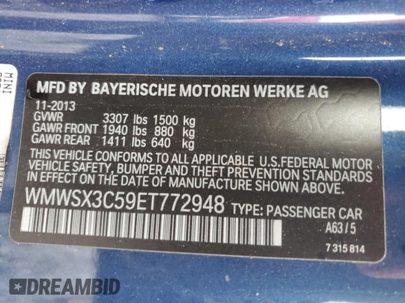2014 MINI Coupe S z VIN WMWSX3C59ET772948, wystawiony jako Copart lot #81220834 z przebiegiem 99 211 mil mil oraz Szkoda całkowita • Salvage title. Historia ofert i sprzedaży dostępna na DreamBid. Obrazek 12.