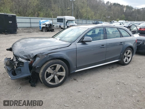 2013 Audi allroad A4 Premium Plus with VIN WA1UFAFL2DA229118, listed as a Copart auction lot 52048145 with 110,286 mi miles and Salvage Title. Bid and sale history available at DreamBid. Image 1.