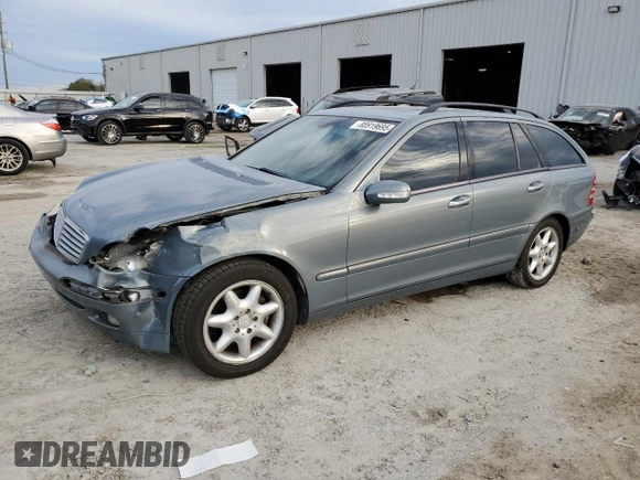 2004 Mercedes-Benz C 240 with VIN WDBRH61J44F512646, listed as a Copart auction lot 88919695 with Not provided miles and Salvage title. Bid and sale history available at DreamBid. Image 1.