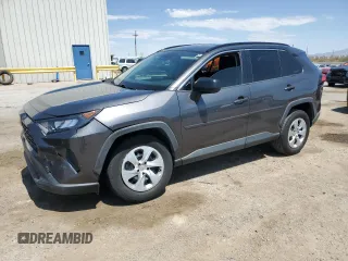 2019 Toyota RAV4 LE with VIN 2T3H1RFV0KW010355, listed as a Copart auction lot 61411445 with 62,707 mi miles and Salvage title. Bid and sale history available at DreamBid. Image 1.