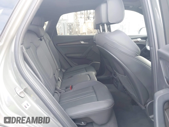 2023 Audi Q5 Sportback S line Premium Plus with VIN WA15AAFY2P2186641, listed as a IAAI auction lot 42111269 with 33,705 mi miles and . Bid and sale history available at DreamBid. Image 8.