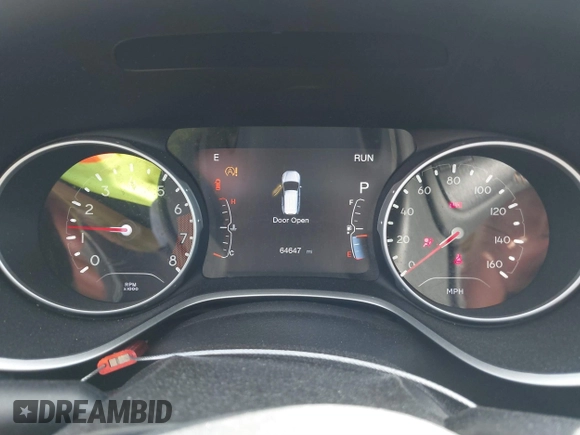 2018 Jeep Compass Latitude with VIN 3C4NJDBBXJT131370, listed as a IAAI auction lot 41850288 with 64,647 mi miles. Bid and sale history available at carsss.com. Image 7.