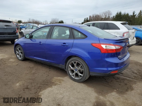 2013 Ford Focus SE with VIN 1FADP3F25DL214614, listed as a Copart auction lot 50951125 with 122,614 mi miles and Salvage Title. Bid and sale history available at carsss.com. Image 2.