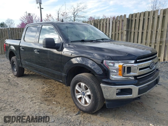 2019 Ford F-150 XL with VIN 1FTEW1E53KFA20399, listed as a IAAI auction lot 41846887 with 94,896 mi miles. Bid and sale history available at carsss.com. Image 1.