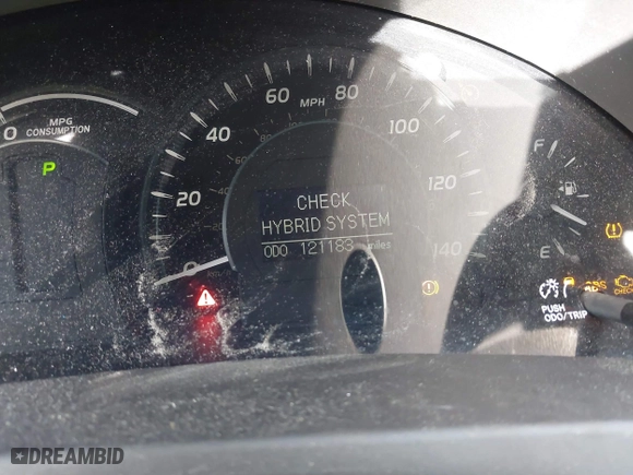 2008 Toyota Camry Hybrid with VIN 4T1BB46K08U057835, listed as a IAAI auction lot 41821699 with 121,183 mi miles. Bid and sale history available at carsss.com. Image 7.