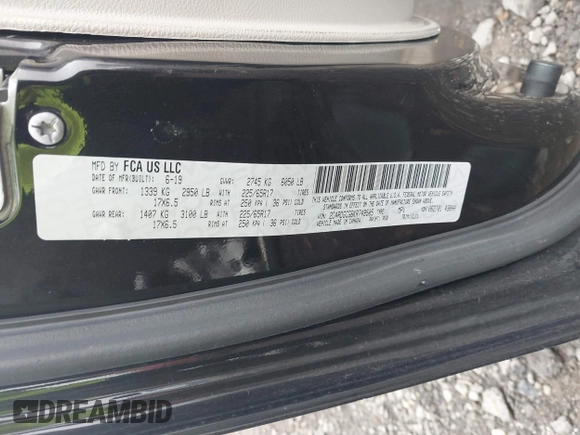 2019 Dodge Grand Caravan SXT with VIN 2C4RDGCG6KR749505, listed as a IAAI auction lot 42087083 with 167,551 mi miles and . Bid and sale history available at DreamBid. Image 9.
