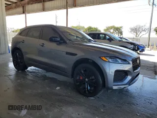 2024 Jaguar F-Pace R-Dynamic S with VIN SADCT2FU5RA738382, listed as a Copart auction lot 41953055 with 16,110 mi miles and Non Repairable. Bid and sale history available at DreamBid. Image 4.