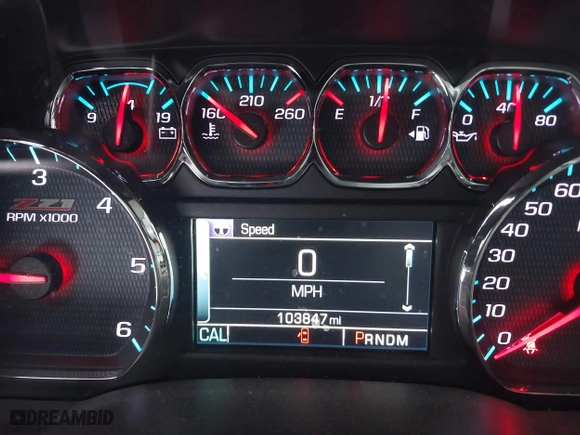 2015 Chevrolet Silverado 1500 LTZ with VIN 3GCUKSEC7FG391162, listed as a IAAI auction lot 41286250 with 103,847 mi miles. Bid and sale history available at carsss.com. Image 16.