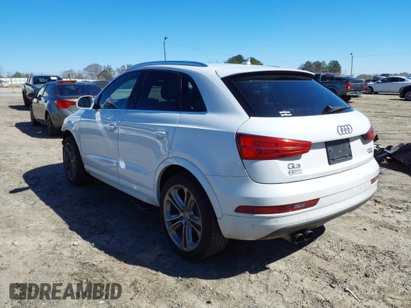 2018 Audi Q3 Premium Plus z VIN WA1JCCFS9JR019286, wystawiony jako IAAI lot #41607434 z przebiegiem 128 709 mil mil oraz . Historia ofert i sprzedaży dostępna na DreamBid. Obrazek 3.