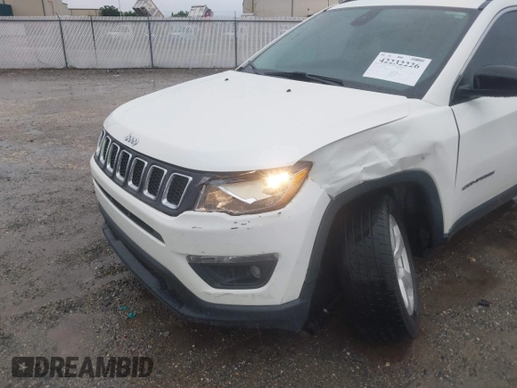 2018 Jeep Compass Latitude with VIN 3C4NJCBB9JT495368, listed as a IAAI auction lot 42232226 with 44,143 mi miles and . Bid and sale history available at DreamBid. Image 6.