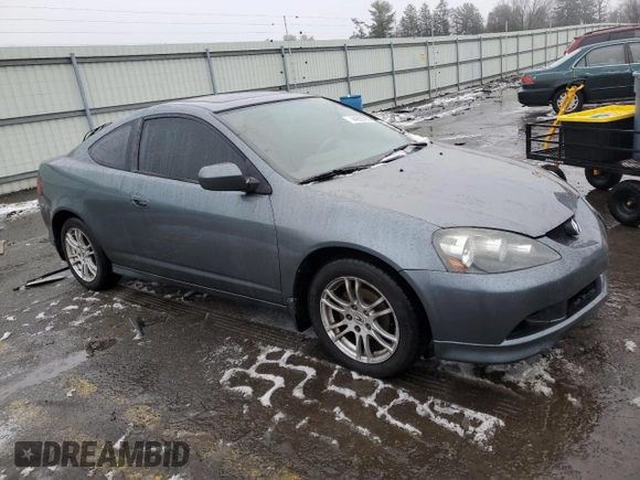 2006 Acura RSX with VIN JH4DC53826S018499, listed as a Copart auction lot 44293795 with 107,783 mi miles and Salvage title. Bid and sale history available at DreamBid. Image 4.