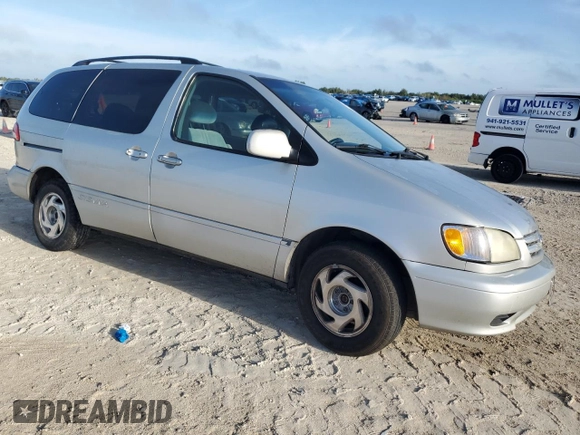 2003 Toyota Sienna LE with VIN 4T3ZF13C83U516107, listed as a Copart auction lot 69766244 with 0 mi miles and Salvage Title. Bid and sale history available at carsss.com. Image 4.