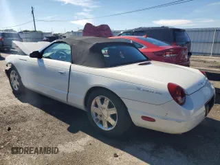 2002 Ford Thunderbird Hardtop Premium with VIN 1FAHP60A22Y129085, listed as a Copart auction lot 76359874 with Not Provided miles and Non Repairable. Bid and sale history available at DreamBid. Image 2.