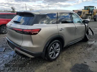 2024 Infiniti QX60 Luxe with VIN 5N1DL1FS3RC338779, listed as a Copart auction lot 86651844 with 19,487 mi miles and Salvage title. Bid and sale history available at DreamBid. Image 3.