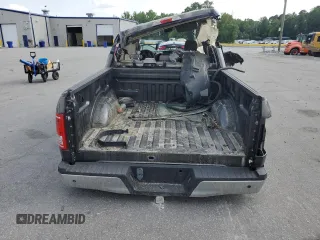 2016 Ford F-150 XLT with VIN 1FTEW1C86GFA28744, listed as a Copart auction lot 55094845 with 23,586 mi miles and Salvage title. Bid and sale history available at DreamBid. Image 6.