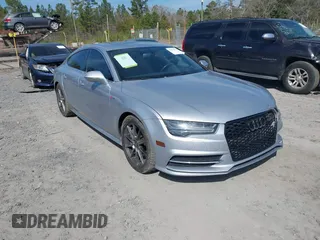 2016 Audi A7 3.0 Premium Plus with VIN WAUWGAFC9GN195832, listed as a IAAI auction lot 41672154 with 100,389 mi miles. Bid and sale history available at carsss.com. Image 1.