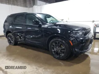 2025 Dodge Durango GT z VIN 1C4RDJDG3SC516282, wystawiony jako Copart lot #60651805 z przebiegiem 3 351 mil mil oraz Szkoda całkowita • Salvage title. Historia ofert i sprzedaży dostępna na DreamBid. Obrazek 4.