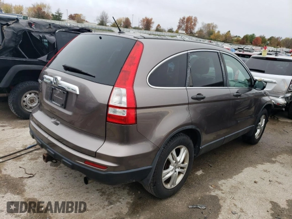2011 Honda CR-V EX with VIN 5J6RE3H55BL013476, listed as a Copart auction lot 75302923 with 185,932 mi miles and Salvage Title. Bid and sale history available at DreamBid. Image 3.