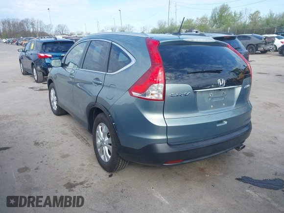 2012 Honda CR-V EX-L z VIN JHLRM4H77CC025262, wystawiony jako IAAI lot #42095322 z przebiegiem 44 483 mil mil oraz . Historia ofert i sprzedaży dostępna na DreamBid. Obrazek 3.