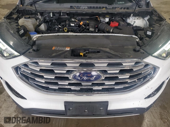 2020 Ford Edge SEL with VIN 2FMPK4J98LBB26604, listed as a Copart auction lot 61166725 with 36,936 mi miles and Salvage title. Bid and sale history available at DreamBid. Image 12.