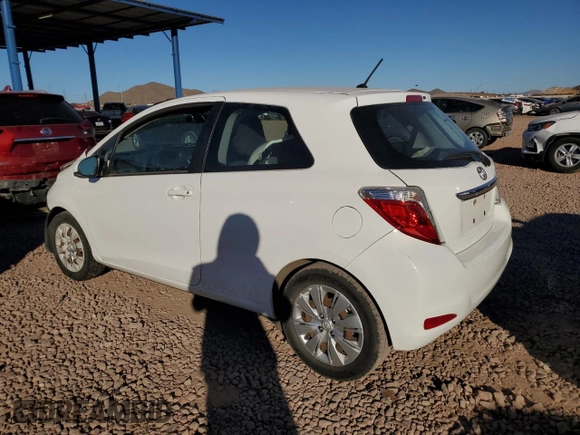 2014 Toyota Yaris L with VIN VNKJTUD33EA006603, listed as a Copart auction lot 88145705 with 123,299 mi miles and Salvage Title. Bid and sale history available at carsss.com. Image 2.