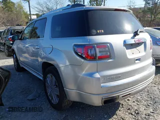 2013 GMC Acadia Denali with VIN 1GKKVTKD9DJ127376, listed as a IAAI auction lot 41876105 with 185,495 mi miles. Bid and sale history available at carsss.com. Image 3.
