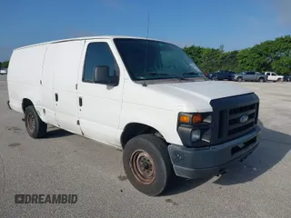 2012 Ford Econoline Cargo Super Duty Commercial z VIN 1FTSS3EL8CDA09954, wystawiony jako IAAI lot #41956151 z przebiegiem 298 467 mil mil oraz . Historia ofert i sprzedaży dostępna na DreamBid. Obrazek 1.