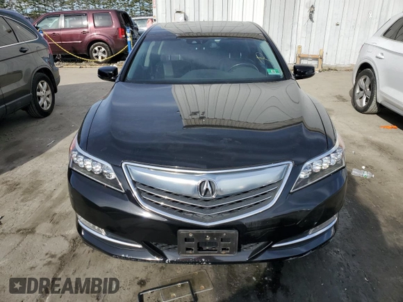 2016 Acura RLX Tech Pkg with VIN JH4KC1F56GC001735, listed as a Copart auction lot 80839074 with 100,452 mi miles and Salvage Title. Bid and sale history available at carsss.com. Image 5.