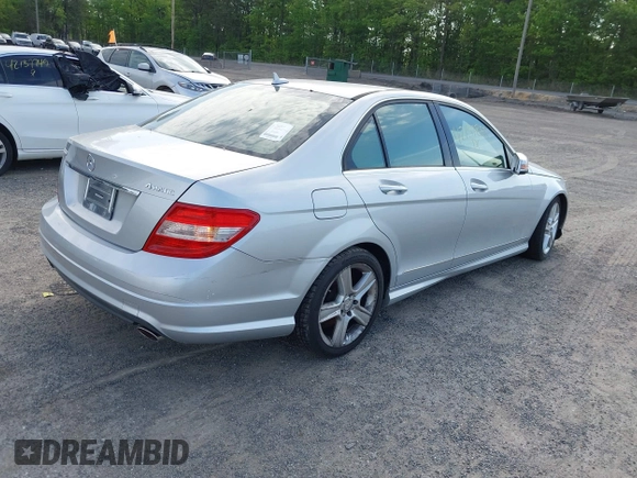 2011 Mercedes-Benz C 300 Sport with VIN WDDGF8BB0BR164802, listed as a IAAI auction lot 42137838 with 141,974 mi miles and . Bid and sale history available at carsss.com. Image 4.