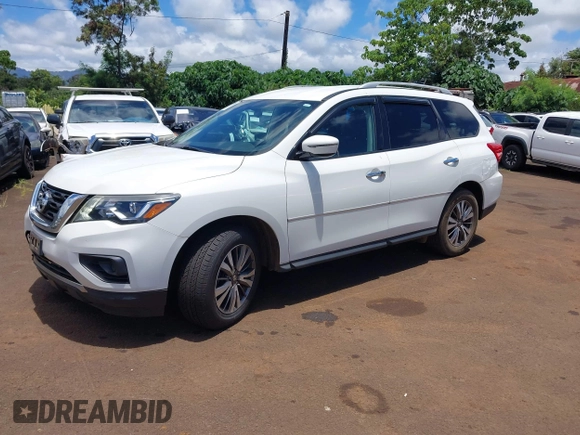 2017 Nissan Pathfinder S with VIN 5N1DR2MN3HC603281, listed as a IAAI auction lot 39728416 with 75,381 mi miles and . Bid and sale history available at DreamBid. Image 17.