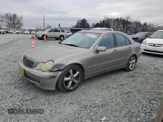 2004 Mercedes-Benz C 230 Kompressor with VIN WDBRF40J24F535886, listed as a Copart auction lot 85705154 with 145,446 mi miles and Salvage Title. Bid and sale history available at DreamBid. Image 1.