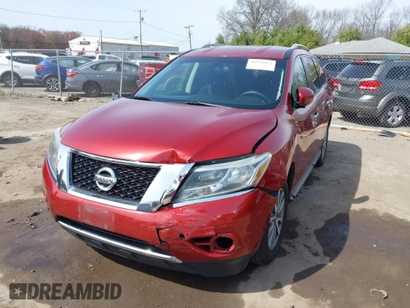 2014 Nissan Pathfinder SV with VIN 5N1AR2MM4EC660823, listed as a IAAI auction lot 41932472 with 167,787 mi miles. Bid and sale history available at carsss.com. Image 18.