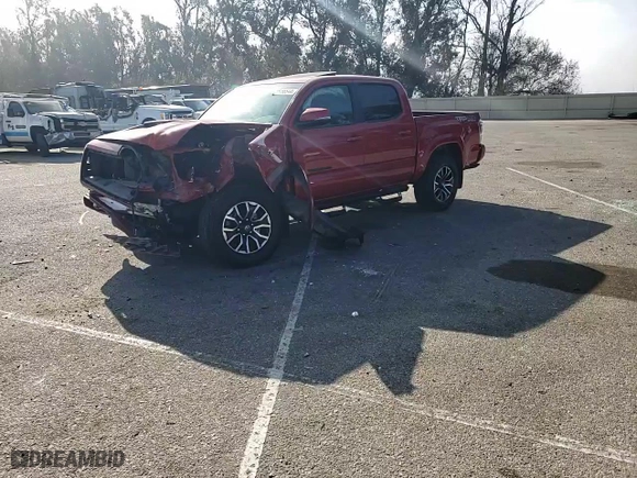 2022 Toyota Tacoma 4WD SR with VIN 3TMCZ5ANXNM514338, listed as a Copart auction lot 85986844 with 21,604 mi miles and Salvage Title. Bid and sale history available at carsss.com. Image 11.