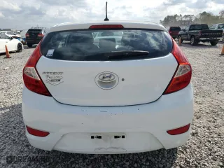 2014 Hyundai Accent GS with VIN KMHCT5AE1EU145619, listed as a Copart auction lot 43746195 with 121,357 mi miles and Salvage Title. Bid and sale history available at carsss.com. Image 6.