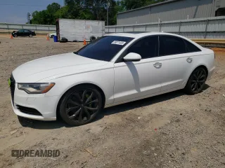 2015 Audi A6 Premium Plus with VIN WAUGFAFC2FN037063, listed as a Copart auction lot 58071405 with 150,007 mi miles and Salvage title. Bid and sale history available at DreamBid. Image 1.