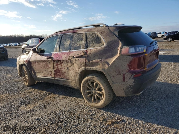 2019 Jeep Cherokee Latitude Plus with VIN 1C4PJLLX8KD384076, listed as a Copart auction lot 48069685 with 76,468 mi miles and Salvage Title. Bid and sale history available at carsss.com. Image 2.