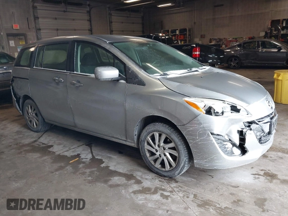2012 Mazda 5 Sport with VIN JM1CW2BL6C0136149, listed as a IAAI auction lot 41394654 with 149,257 mi miles. Bid and sale history available at carsss.com. Image 1.