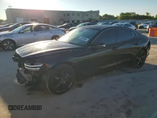 2023 Genesis G70 3.3T z VIN KMTG54TEXPU126756, wystawiony jako Copart lot #56069885 z przebiegiem 16 353 mil mil oraz Szkoda całkowita • Salvage title. Historia ofert i sprzedaży dostępna na DreamBid. Obrazek 1.