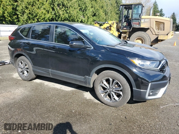 2021 Honda CR-V EX with VIN 2HKRW2H53MH658731, listed as a Copart auction lot 50430405 with 49,589 mi miles and Salvage Title. Bid and sale history available at carsss.com. Image 4.