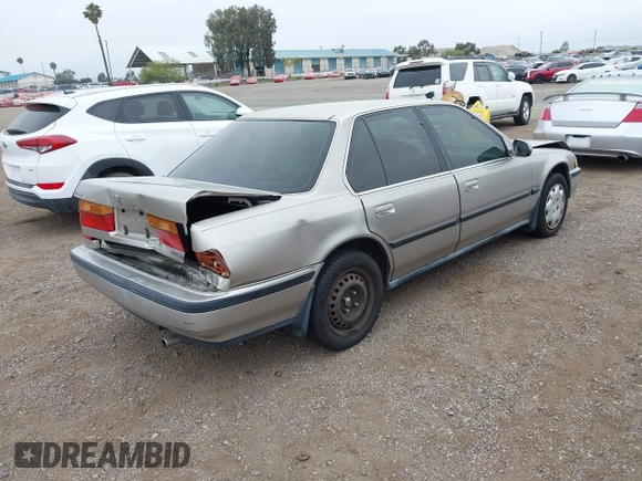 1991 Honda Accord LX z VIN JHMCB7655MC000372, wystawiony jako IAAI lot #42372597 z przebiegiem 153 129 mil mil oraz . Historia ofert i sprzedaży dostępna na DreamBid. Obrazek 4.