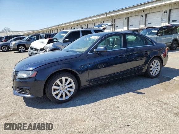 2011 Audi A4 2.0T Premium Plus with VIN WAUFFAFL4BN004362, listed as a Copart auction lot 49504625 with 171,172 mi miles and Clean Title. Bid and sale history available at carsss.com. Image 1.