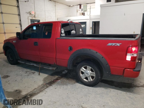 2005 Ford F-150 STX with VIN 1FTRX12W95KC37074, listed as a Copart auction lot 87368844 with 218,289 mi miles and Clean Title. Bid and sale history available at carsss.com. Image 2.