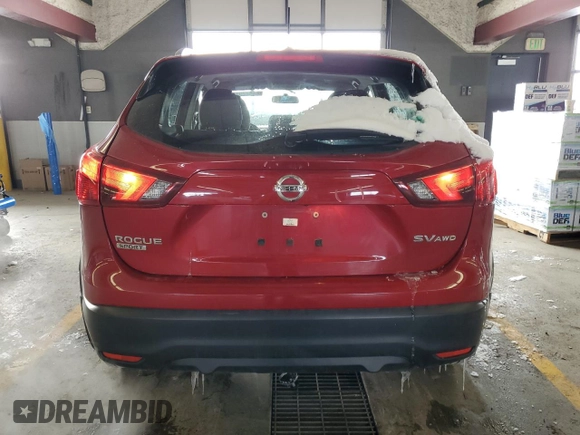 2017 Nissan Rogue Sport SL with VIN JN1BJ1CR5HW131765, listed as a Copart auction lot 44427615 with 97,306 mi miles and Salvage Title. Bid and sale history available at carsss.com. Image 6.
